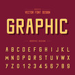 © Surachat Khongkhut - Texture font and grunge alphabet vector, Type letter and number design, Graphic text on background