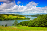 Fototapeta Fototapety z widokami - Kaszuby-widok z Ręboszewa na jezioro Brodno Małe