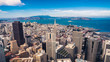 Aerial cityscape view of San Francisco