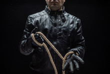 Serial Killer With Rope / Heloween Concept