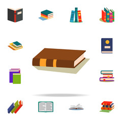 Aufkleber - book on the table flat icon. Book icons universal set for web and mobile