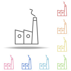 Aufkleber - house add icon. Elements of Building Landmarks in multi color style icons. Simple icon for websites, web design, mobile app, info graphics