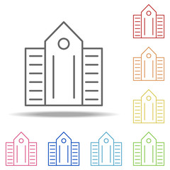 Aufkleber - house icon. Elements of Building Landmarks in multi color style icons. Simple icon for websites, web design, mobile app, info graphics