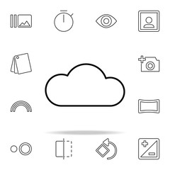 Aufkleber - Settings sign icon. Image icons universal set for web and mobile