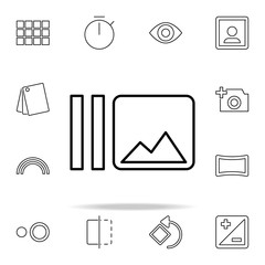 Aufkleber - Zoom in sign icon. Image icons universal set for web and mobile