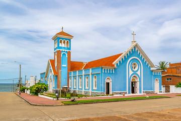 Wall Mural - Punta del Este Catholic Church Exterior