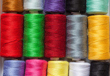 Colorful Yarn Rolls