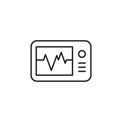 Poster - cardiogram  icon. Element of medicine for mobile concept and web apps icon. Thin line icon for website design and development, app development. Premium icon