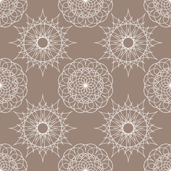 Vector seamless geometric pattern, background for design.