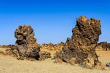 Fototapeta  - Majestic views of the volcanic landscape near volcano Teide. Tenerife. Canary Islands..Spain