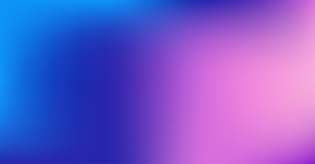 Wall Mural - Purple Blue Gradient Vibrant Dreamy Vector Background. Sunrise, Sunset, Sky, Water Color Overlay Neon Design Element. Luxury Trendy Holograph Defocused Texture. Digital Funky Cool Tech Gradient Paper.