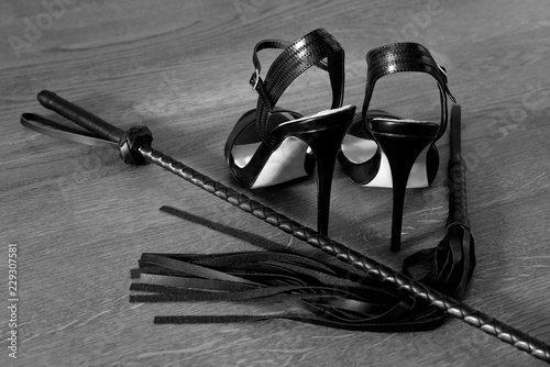black heels with small platform