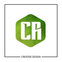 Initial Letter CR Logo Template Design