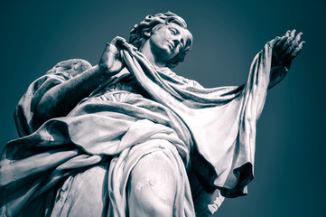 Fototapeta Statue of Angel with the Veil