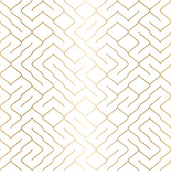 Geometric white seamless pattern background. Simple graphic print. Vector repeating line texture. Modern swatch. Minimalistic shapes. Stylish trellis. Square grid. Trendy wrapping paper design.