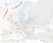 imaginary meteorological vector weather map of europe