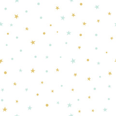 Seamless pattern with stars