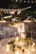 © Manu Prats - Decorated table for a wedding at night with candles