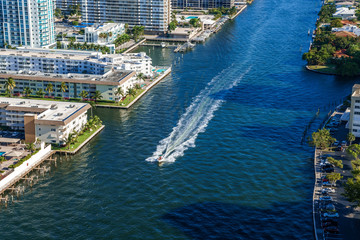 Canvas Print - Hallandale Beach Aerials