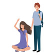© Grgroup - young couple avatar character