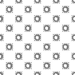 Poster - Space sun pattern seamless repeat background for any web design