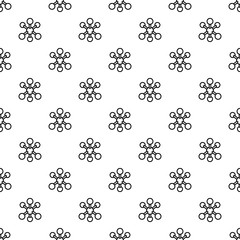 Poster - Molecule pattern seamless repeat background for any web design