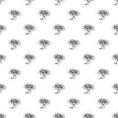 Poster - Sunflower pattern seamless repeat background for any web design