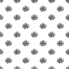 Poster - Bio calendula pattern seamless repeat background for any web design