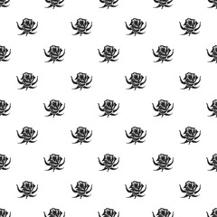 Poster - Rose pattern seamless repeat background for any web design