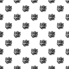 Poster - Decorative rose pattern seamless repeat background for any web design