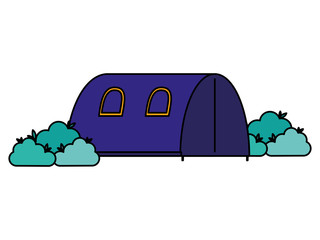 Poster - camping tent design