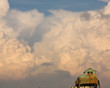 © ASHOK    SINHA - Tall house with fluffy clouds