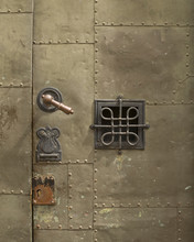 Detail Metal Door