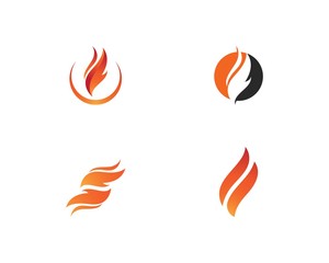 Fire flame Logo Template