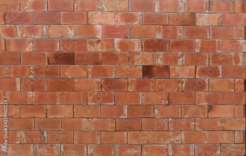 background of red brick