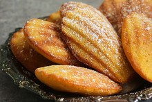 Classic Homemade Madeleines - French Sponge Cake Baked In Shell Shaped Mold