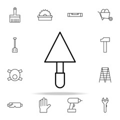 Aufkleber - scraper icon. construction icons universal set for web and mobile