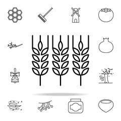 Aufkleber - wheal icon. autumn icons universal set for web and mobile