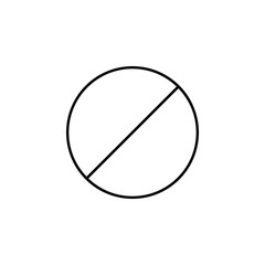 Poster - blocked icon. Element of simple web icon. Thin line icon for website design and development, app development. Premium icon