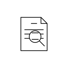 Poster - research work icon. Element of simple web icon. Thin line icon for website design and development, app development. Premium icon