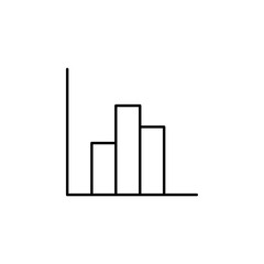 Poster - statistics icon. Element of simple web icon. Thin line icon for website design and development, app development. Premium icon