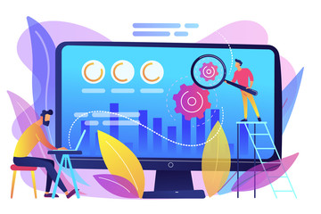 Poster - Conversion rate optimization concept vector illustration.