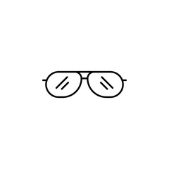 sunglasses icon. Element of simple web icon. Thin line icon for website design and development, app development. Premium icon