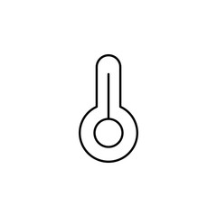 Poster - temperature icon. Element of simple web icon. Thin line icon for website design and development, app development. Premium icon