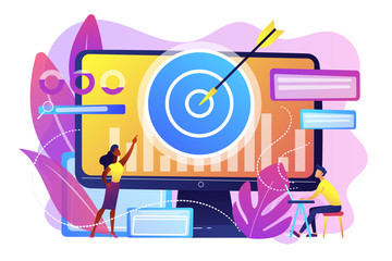 Poster - Remarketing strategy concept vector illustration.