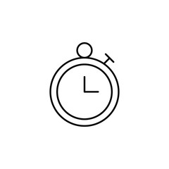 Poster - timer icon. Element of simple web icon. Thin line icon for website design and development, app development. Premium icon