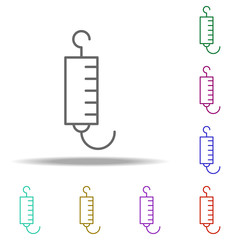 Poster - drip icon. Elements of medical in multi color style icons. Simple icon for websites, web design, mobile app, info graphics