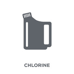 chlorine icon from hygiene collection.