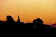 © Hugo - Church silhouette at sunset