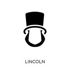 Lincoln icon. Lincoln symbol design from United states of america collection.